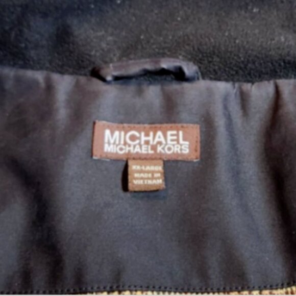 Michael Kors Water Resistant Hooded Coat Quilted Lining Jacket - Picture 8 of 12